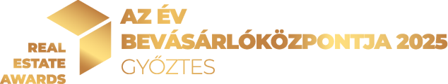 Az Év Bevásárlóközpontja 2025 díj GYŐZTES